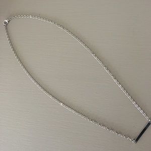 Silver Bar Necklace